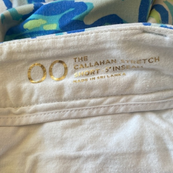 Lilly Pulitzer The Callahan Stretch Short 5' Inseam Size 00 - Picture 7 of 10